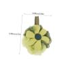 PLAFOPE 3pcs Shower Loofah Poufs Soft Exfoliating Bath Sponge for Women and Teens High Density PE Material Body Scrubber Mesh with Adorable Flower Design for Comfortable Bathing Experience view 2
