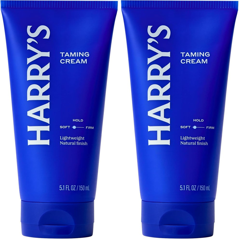 Harry's Taming Hair Cream for Men with Soft Hold and Natural Finish - 5.1 fl oz - PACKAGING MAY VARY (Pack of 2)