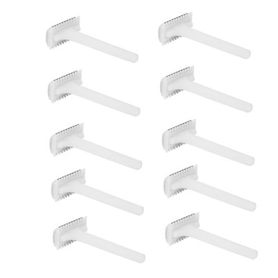 Gogogmee 25Pcs Disposable Body Razors Lightweight Hair Shavers for Underarm Leg and Privates Portable Travel-friendly White Single-use Trimmers Reducing Skin Irritation
