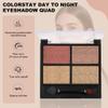 UOCK Four-Color Brown Eyeshadow Palette, Pearl Eyeshadow Makeup Palette, Natural Nude Neutral Shimmer Eyeshadow Palette, Highly Pigmented, Long-Lasting, Waterproof Eye Makeup view 4