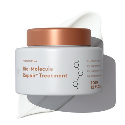 FOUR REASONS Bio-Molecule Repair Hair Mask for Damaged Hair  Hydrating & Deep Conditioning Hair Mask & Bond Repair Treatment for Dry, Frizzy, or Color Treated Hair  Vegan & Sulfate-Free, 10.1 Fl Oz