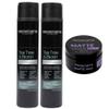 TRENDSTARTER Matte Wax + Tea Tree & Biotin Thickening Shampoo & Conditioner Set  Styling & Hair Care Bundle for Stronger, Fuller Hair view 1