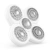 Freebird FlexSeries BodySmooth Rotary Blade Refill for Women - Gentle Shave for Sensitive Skin, 5 Contouring Heads, 50+ Shaves, Mess-Free Cleanup view 1