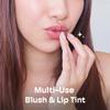123 by MIXIK Cheeky Tint Blush and Lip Stain with Squalane & Sodium Hyaluronate, Vegan, Cruelty-Free Hydrating Blush for Cheeks & Lips, 0.3 fl oz (9ml) (Mulberry) view 2