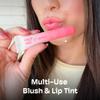 123 by MIXIK Cheeky Tint Blush and Lip Stain with Squalane & Sodium Hyaluronate, Vegan, Cruelty-Free Hydrating Blush for Cheeks & Lips, 0.3 fl oz (9ml) (Guava) view 2