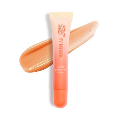 123 by MIXIK Cheeky Tint Blush and Lip Stain with Squalane & Sodium Hyaluronate, Vegan, Cruelty-Free Hydrating Blush for Cheeks & Lips, 0.3 fl oz (9ml) (Grapefruit)