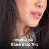 123 by MIXIK Cheeky Tint Blush and Lip Stain with Squalane & Sodium Hyaluronate, Vegan, Cruelty-Free Hydrating Blush for Cheeks & Lips, 0.3 fl oz (9ml) (Grapefruit) view 2