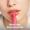 123 by MIXIK Cheeky Tint Blush and Lip Stain with Squalane & Sodium Hyaluronate, Vegan, Cruelty-Free Hydrating Blush for Cheeks & Lips, 0.3 fl oz (9ml) (Dragonfruit) view 2