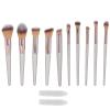 10pcs Makeup Brushes Set, Cosmetic Brush Kit with Soft Hair, Portable Eyeshadow Blush Brush for Makeup Beginners and Enthusiasts, Includes 2 Protective view 1