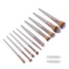 10pcs Makeup Brushes Set, Cosmetic Brush Kit with Soft Hair, Portable Eyeshadow Blush Brush for Makeup Beginners and Enthusiasts, Includes 2 Protective view 4