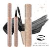 Black Mascara and Liquid Eyeliner Set, Waterproof 4D Silk Fiber Eye Makeup Duo - Long Lasting Lift & Curl for Lashes and High Pigmented Smudge-Proof Eye Liner view 1