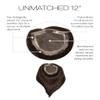 Raquel Welch Unmatched 12 Inch Top-Of-The-Head Hairpiece Head Topper by Hairuwear, SS10/22 Iced Cappuccino view 3