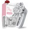 HUMMINGBIRD Flexy Electric Razors for Women  Cordless Rechargeable Waterproof Electric Leg Shaver for Silky Smooth Legs, Hair Removal Kit, Exfoliator, Cleanser, Travel Case & Bikini Trimmer for Women view 1
