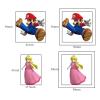 20Sheets Mario Temporary Tattoos Birthday Themed Party Supplies Decoration Favors Cartoon Cute Sticker for Home Activity Prizes Carnival Christmas Rewards (V) view 3