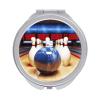 LPSBVNM Bowling Portable Travel Makeup Mirror,Pocket Mirrors,Compact for Purse, Handheld Glass Folding, Small for Women Gift view 1