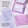 KYDA 200 Sheets Face Oil Blotting Paper, Included Refills, Mirror and Puff, Oil Absorbing Sheets for Matte Makeup, Controls Shine, Absorb Excess Oil, Travel Size Gentle Face Makeup view 2