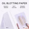 KYDA 200 Sheets Face Oil Blotting Paper, Included Refills, Mirror and Puff, Oil Absorbing Sheets for Matte Makeup, Controls Shine, Absorb Excess Oil, Travel Size Gentle Face Makeup view 4