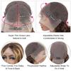 wigs 360 Full Highlight Deep Wave Frontal Wig 13x4 13x6 Hd Lace Brown Lace Front Human Hair WigsGlueless Wig Human Hair Ready To Wear hairpiece(250 Density,4X4 HD LACE_18INCHES) view 4