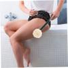 PLAFOPE Double-Sided Bath Brush with Long Handle and Soft Bristles for Back Scrubbing Exfoliating Shower Scrubber for Enhanced Skin Circulation and Convenient Shoulder, Back, Waist view 3