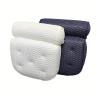 Bath Pillow 4D Square bath pillow with suction cup, Bathroom Accessories Massage White Spa Pillow(R) view 3