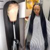wigs 40 42 Inch Straight Lace Front Wigs Human Hair 360 Full Lace Wigs For Women Brazilian Pre Plucked 13x4 13x6 Hd Lace Frontal Wig hairpiece(13x6 HD Lace Wig,210 DENSITY_36INCHES) view 3