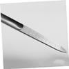 COOLHIYA Stainless Steel Double-Sided Nail File and Buffer Manicure Tool for Natural and False Nails Comfortable Grip for Professional Salon and Home Use view 4