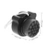 LIFKOME Soft Silicone Dual-Sided Facial Cleansing Brush with Lid Gentle Exfoliator and Deep Pore Scrubber for Daily Skin Care Travel-Friendly Black Face Wash Tool view 2