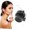LIFKOME Soft Silicone Dual-Sided Facial Cleansing Brush with Lid Gentle Exfoliator and Deep Pore Scrubber for Daily Skin Care Travel-Friendly Black Face Wash Tool view 4