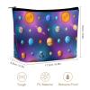 Travel Zipper Cosmetic Case Solar System Space Portable Skincare Brushes Storage Bag Lightweight Toiletry Make Up Bag view 2