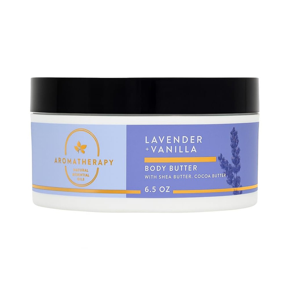 Bath and Body Lavender Vanilla Body Butter - 6.5 Oz