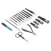18 Pcs Manicure Set, Nail Clippers Pedicure Kit, Stainless Steel Nail Care Tools with PU Leather Storage Box, Grooming Nail Clippers Set for Travel Home Salon Use view 2