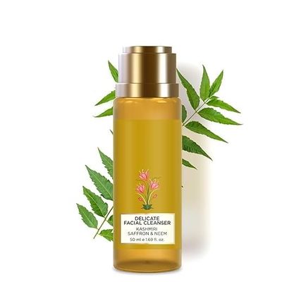 Delicate Facial Cleanser with Kashmiri Saffron & Neem