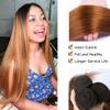 Ombre 2 Tone 1B/30 Brown Straight Human Hair Extension 3 Bundles (22 24 26) view 3