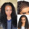 LUVME HAIR Readitress 13X4 Lace Frontal Fulani Braided Wigs Salon-Level 200% Density 100% Human Hair Braids Bohemia Pre Cut Lace Plucked Natural Scalp 22 Inches view 1