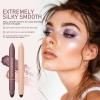 Hgkvnul 2 in 1 Eyeliner and Eyeshadow Plum, Eyeshadow Stick and Liner Duo, Waterproof, Smudge-Proof, Effortless Smoky or Natural Eye Makeup (2Pcs B) view 3