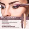 Hgkvnul 2 in 1 Eyeliner and Eyeshadow Plum, Eyeshadow Stick and Liner Duo, Waterproof, Smudge-Proof, Effortless Smoky or Natural Eye Makeup (2Pcs B) view 4
