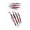 10-Pack Multi-Style Temporary Face Tattoos: Halloween Fake Scars, Chinese Fairy Glitter | Waterproof, Skin-Safe | For Adult Festivals, Cosplay, Holiday Bashes76 view 1