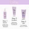 Curl Up Curl Care Bundle with Curly Hair Shampoo, Conditioner and Leave in Curl Defining Cream - For Dry Frizzy, Wavy & Curly Hair - Sulphate Paraben & Silicone Free- Combo of 3 view 3