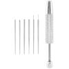 Yonderfume Stainless Steel Piercing Tool Kit, 16G 18G Ball Grabber with Threadless & Threaded Insertion Pins, for Ear Nose Lip Navel Body Jewelry Changes view 2