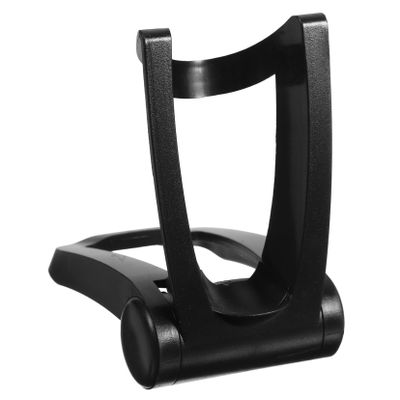 COOLHIYA Manual Razor Holder Stand Foldable Shaving Tools Organizer for Men Bathroom Stable Non-slip Shaver Storage Compatible with All Types Portable Design with Stylish Appearance