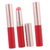 COOLHIYA 3Pcs Silicone Lipstick Brush with Cover Multi-functional Lip Gloss Applicator and Concealer Brush for Women Portable Round-head Makeup Tool for Precise Lip and Cosmetic Application view 1