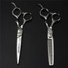 6.0 Inch Silver Styling Hair Stainless Steel Barber Shears Tools, Texturizing Hair Cutting Scissors Sets, Sharp And Precise, for Women, Men And Hairdressers view 4