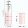 Electric Shaver - Lipstick Hair Trimmer, Compact Female Grooming Device | Lightweight Rechargeable Trimmer, Salon & Home Use, Facial & Body Grooming, Arms, Legs, Intimate, Pink view 2