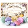 Psnli Shower Steamers Aromatherapy Stocking Stuffers 8 Scents, Christmas Gifts for Women Elegant Packaging Birthdays Gifts for Mom, Natural Essential Oil Home Spa Self Care & Relaxing Fruit view 1