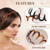 2026 New U Shape Fashion Tooth Hair Comb Headband, Upgrade Non Slip Head Bands for Women's Hair,Reversible Korean Headbands with Teeth for Women Gifts for Teen Girls (yellow, M) view 3