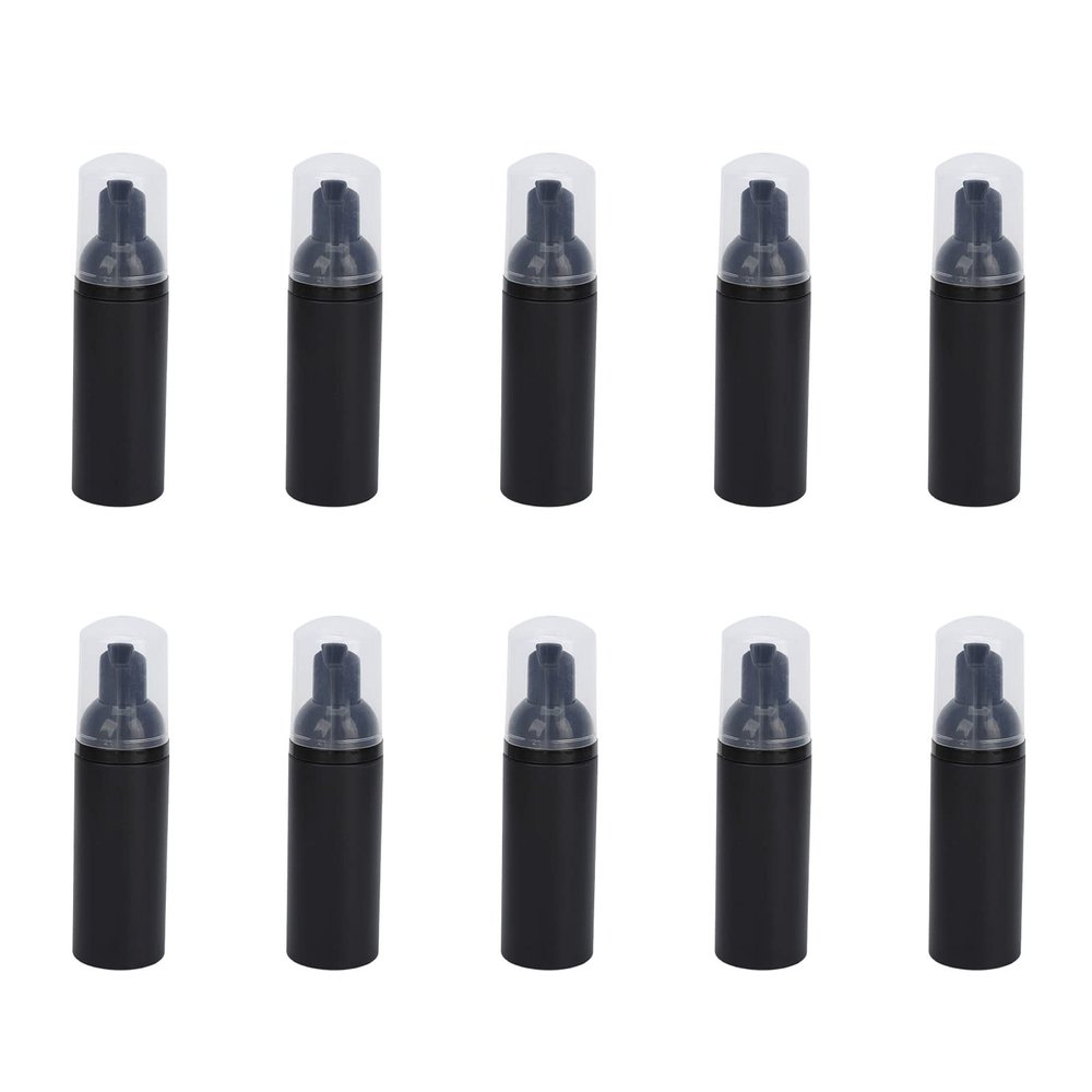 10Pcs 50ml Foaming Bottle, Travel Foaming, Press Type Foam with Large Mouth, Reusable Foaming Bottles for Home Travel Toiletries