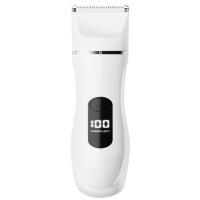 Bikini Trimmer for Women - Painless Waterproof Electric Razor Remover Foil Shaver for Leg, Body, Armpit & Facial Hair, Cordless with Ceramic Blade,USB Charging Dock, Travel Size, Gifts for Her, Ivory