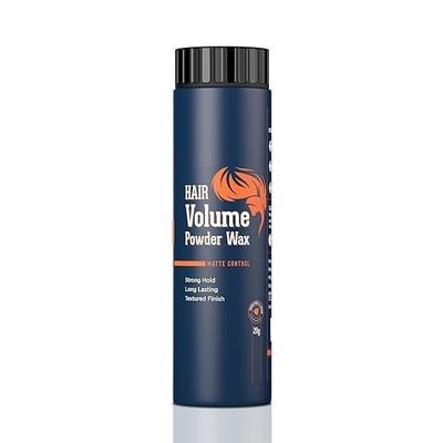 Hair Volumizing Powder Wax 20g For Strong Hold, Matte Finish Hair Styling Natural & Zero Toxin Hair Styling Powder,White