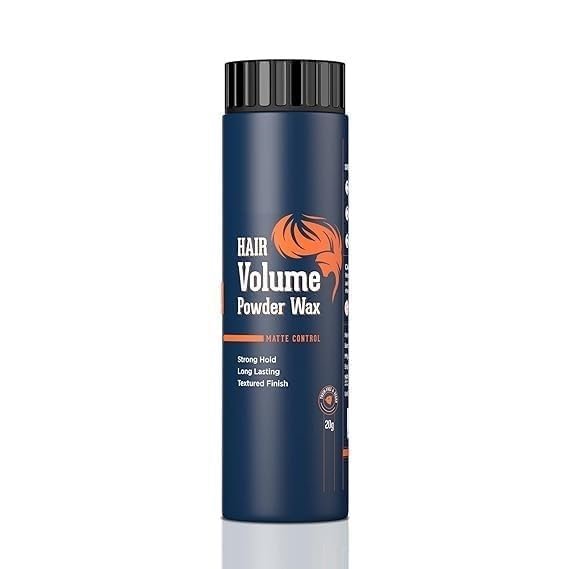 Hair Volumizing Powder Wax 20g For Strong Hold, Matte Finish Hair Styling Natural & Zero Toxin Hair Styling Powder,White
