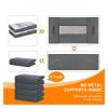 4PCS Under Bed Storage Bags Collapsible Organizers For Blankets Towels Clothes Comforters Linens Wrapping Paper view 4
